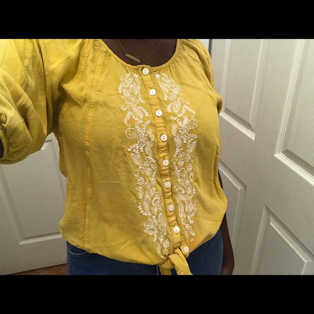 Mustard Yellow blouse